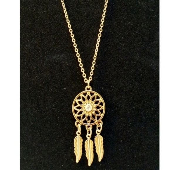 Jewelry - 2 for $20 Boho Dream Catcher Feather Necklace